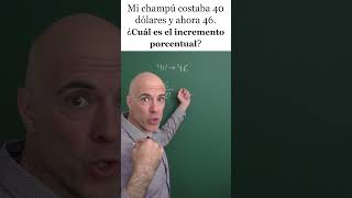 CALCULAR EL INCREMENTO PORCENTUAL [upl. by Seton]