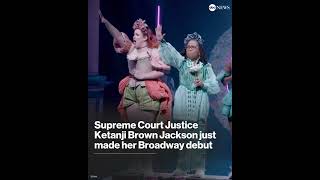 Supreme Court Justice Ketanji Brown Jackson makes Broadway debut [upl. by Erfert]