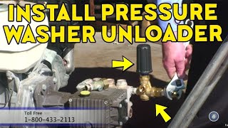 How to Test and Install A Pressure Washer Unloader with Larry Hinckley [upl. by Gotcher]