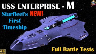 WOW 28th Century USS Enterprise M  4 Battles Husnock  Enterprise J Star Trek Ship Battles [upl. by Kylah590]