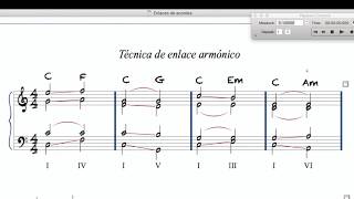 Fundamentos de la armonía  Capítulo 2 Técnica de enlace armónico [upl. by Yssep]