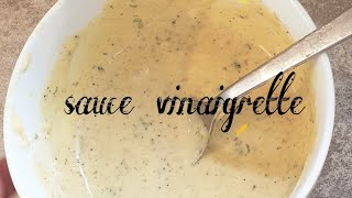 SAUCE VINAIGRETTE FAIT MAISON [upl. by Frasch]