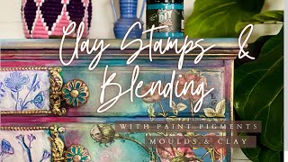 Blending with Clay and Pigments amp where have I been [upl. by Towney]