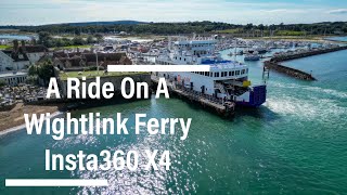 Travel to the Isle of Wight on the Wightlink Ferry [upl. by Kurt694]