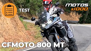 TEST CFMOTO 800 MT Sport  Motosx1000 [upl. by Ainniz]