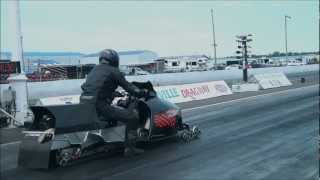 Fastest snowmobile in the world Napierville Dragway [upl. by Owen]