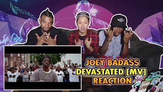 Joey Bada  Devastated Hip Hop Music Video Reaction Commentary NY BRONX [upl. by Freda149]