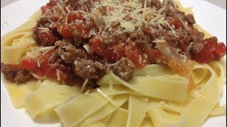 SPAGHETTI BOLOGNESE  Low Fat Recipe [upl. by Ulane]