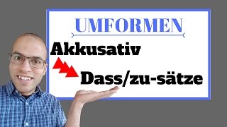 C1 Verbalisierung  Akkusativ [upl. by Nomis]