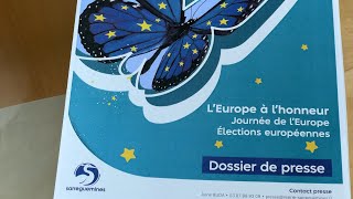 Élections européennes  l’Europe au quotidien à Sarreguemines [upl. by Kameko956]