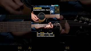 Aaminin  6cyclemind 2007 Easy Guitar Chords Tutorial with Lyrics Part 2 SHORTS REELS [upl. by Kassia]