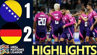 Bosnia amp Herzegovina Vs Germany 12 All Goals Extended Highlights  UEFA Nations League 2024 [upl. by Disharoon]