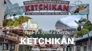 A day in Ketchikan Alaska right reaching by NCL [upl. by Fenny932]