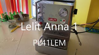 Lelit Anna 1 PL41LEM Espresso Machine security thermostat reset [upl. by Christian]