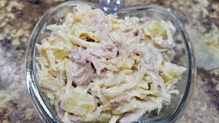 Очень лёгкий салат с ананасом и курицей 👍 [upl. by Ethel]