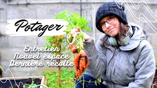 Petit tour hivernal au POTAGER amateur [upl. by Enelyk]