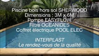 Guide de montage dune piscine bois hors sol INTERPLAST [upl. by Ojimmas]