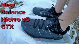 New Balance Hierro v5 GTX Review [upl. by Seadon50]