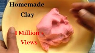 How to Make Clay at Home Homemade Clay  Craft Clay [upl. by Tessa662]