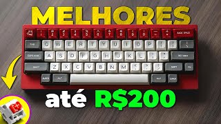 TOP 5 Melhores Teclados Gamer Mecânicos Custo Benefício até R200 Barato para Jogar e Trabalhar [upl. by Beulah247]