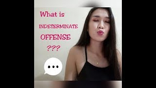 What is Indeterminate Offense [upl. by Eeslehc761]