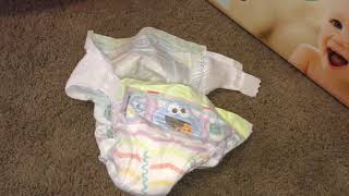 Pampers Cruisers Diapers Overnight Test amp Review [upl. by Annaet]