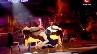 SYTYCD 2012 Ukraine  Masha and Jenya  Jazz by Armando Braswell [upl. by Esiuolyram305]