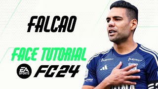 EA FC 24  RADAMEL FALCAO FACE TUTORIAL  STATS MILLONARIOS [upl. by Tamra328]