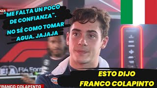 Esto dijo Franco Colapinto Analizó sus primeras 2 prácticas a bordo del FW46 en Monza F1 radio [upl. by Yelkcub]