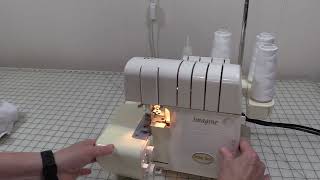 How to use the rolled hem on a serger to repurpose towels [upl. by Jak]