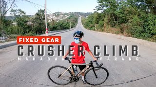 FIXED GEAR  Hindi naman pala ganun katarik  Crusher Mahabang Parang Climb  No Brakes Ent [upl. by Retnuh398]