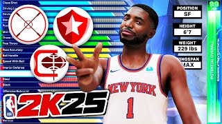 NBA 2K25 Best 67 Lockdown Build Template with HOFLEGEND Badges [upl. by Anehc]