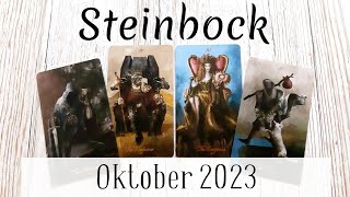 STEINBOCK  Oktober 2023 🎃 Die nächste Etappe steht bevor Deine Power kehrt zurück Tarot [upl. by Hayarahs920]