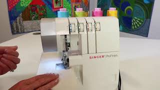 Singer 14CG754 ProFinish Serger Overlock 7 Starting to Serge [upl. by Eirojram978]