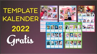 TEMPLATE KALENDER 2022 GRATIS [upl. by Igal]