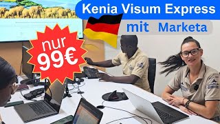 Kenia Visum beantragen mit Marketa  deutsch [upl. by Ihcelek871]