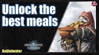 Iceborne  Unlock the best meals [upl. by Sievert994]