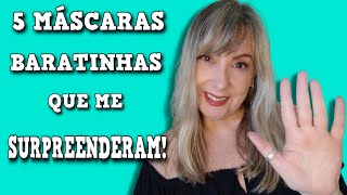 ✅TOP 5 MÁSCARAS BARATINHAS que surpreenderam com o resultado [upl. by Ivz652]