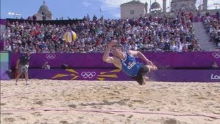 Mens Beach Volleyball Preliminary Round  NOR v CAN  London 2012 Olympics [upl. by Initsed]