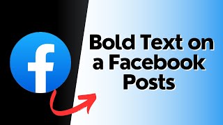 How to bold text on a Facebook Posts [upl. by Aihsatal]