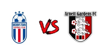 Browns Town FC vs Arnett Gardens FC  Friendly  February 6 2024 [upl. by Oigile]