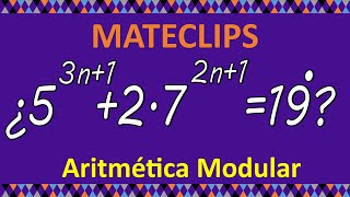 Aritmética Modular  Aplicación de congruencias  Ejercicio de múltiplos [upl. by Ulrike59]