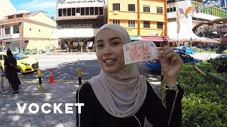 VOCKET MAKAN Geylang Serai Bazaar di Singapura [upl. by Ruford]