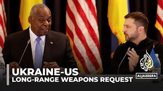 Zelenskyy urges Ukraine allies to allow longrange weapons use in Russia [upl. by Mcgregor]