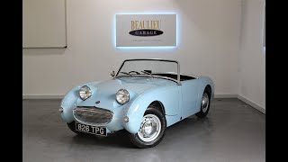 1960 Austin Healey quotFrogeyequot Sprite for sale Walkaround and start up [upl. by Ardussi113]