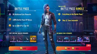 CODM NEW SEASON BATTLE PASS  CODM BP  COD MOBILE BP  knight10gaming [upl. by Nemraciram142]