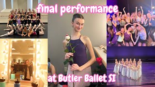 Butler Ballet Summer Intensive Performance vlog 🩰💙 [upl. by Westphal]