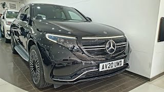 2022 MercedesBenz EQC 400 4MATIC ASMR Walkaround Review [upl. by Aenit]