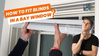 How To Fit Blinds In a Bay Window  Quick amp Easy Tutorial [upl. by Abate636]