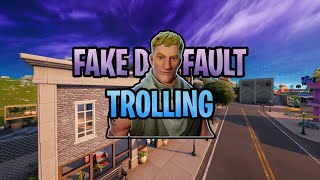 Fake Default Trolling fortnite [upl. by Naivaj]